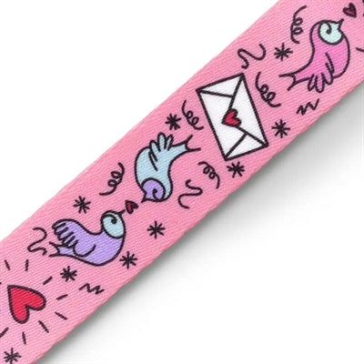 Load image into Gallery viewer, Morso hondenriem gerecycled sweet tweet roze