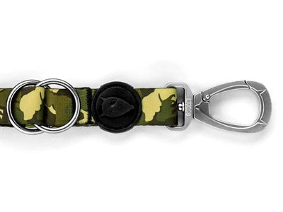 Load image into Gallery viewer, Morso hondenriem verstelbaar gerecycled full metal dog bruin