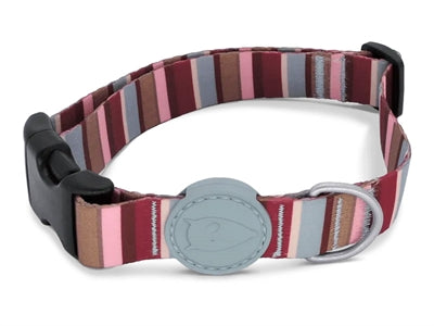 Load image into Gallery viewer, Morso halsband hond gerecycled skyline rood roze