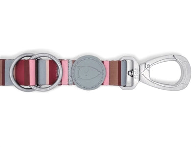 Load image into Gallery viewer, Morso hondenriem verstelbaar gerecycled skyline rood roze
