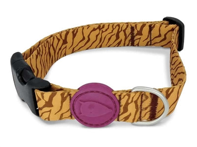 Load image into Gallery viewer, Morso halsband hond gerecycled jungle drum oranje