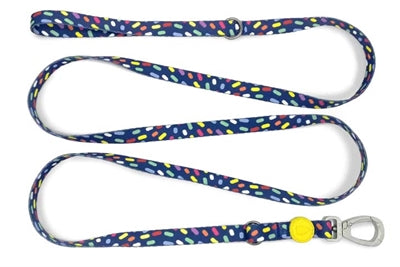 Load image into Gallery viewer, Morso hondenriem verstelbaar gerecycled color invaders paars