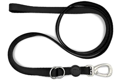 Load image into Gallery viewer, Morso hondenriem verstelbaar gerecycled pureness zwart