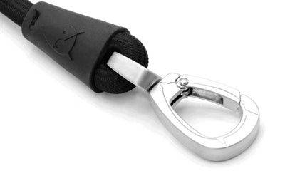 Load image into Gallery viewer, Morso hondenriem soft rope gerecycled black zwart