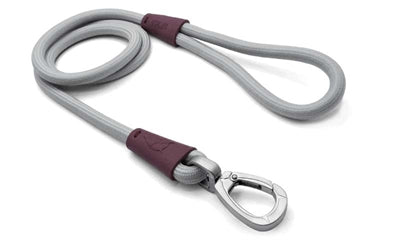 Load image into Gallery viewer, Morso hondenriem soft rope gerecycled grey grijs