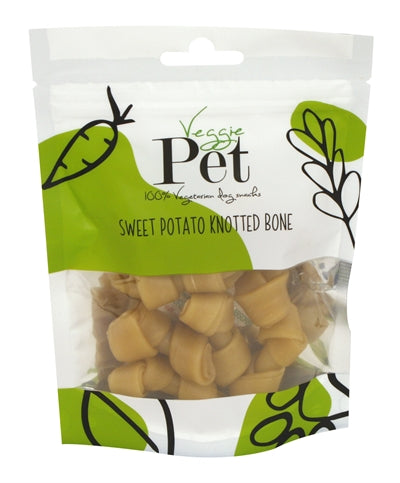 Load image into Gallery viewer, Veggie pet sweet potato knotted bone