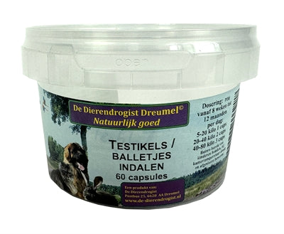 Load image into Gallery viewer, Dierendrogist testikels indalen capsules