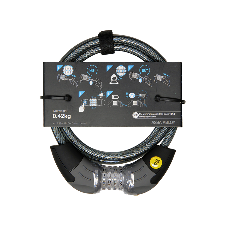 Load image into Gallery viewer, Yale 1062463 - combinatie kabelslot standaard | 3 stuks