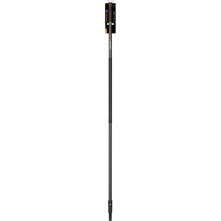 Afbeelding laden in galerijviewer, Fiskars televerlengsteel quikfit steel - telescoopsteel - anti slip - grafiet - 145 cm