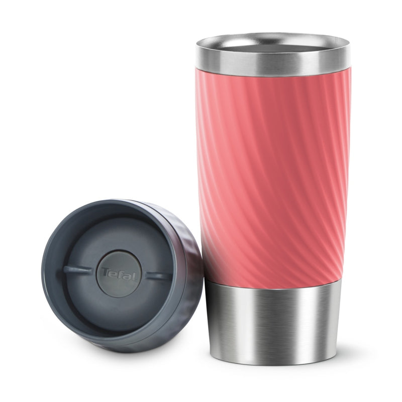 Load image into Gallery viewer, Tefal travel mug easytwist isoleerbeker 0.36l koraalrood