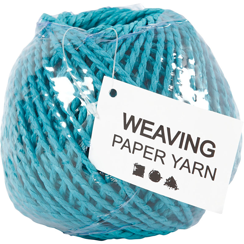 Load image into Gallery viewer, Creativ company https: www.cchobby.nl papier-garen-dikte-2-5-3-mm-turquoise-150-gr-40-m-1-bol