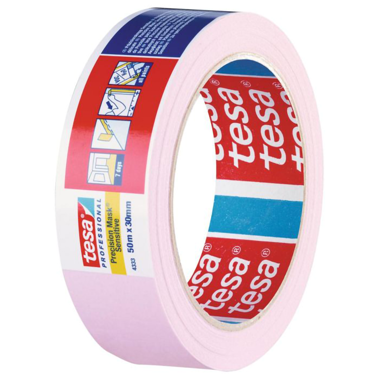 Afbeelding laden in galerijviewer, Tesa professional tesa® precision - afplaktape - voor delicate oppervlakken - 7 dagen hechtend - precisie- 30 mm 1 stuks