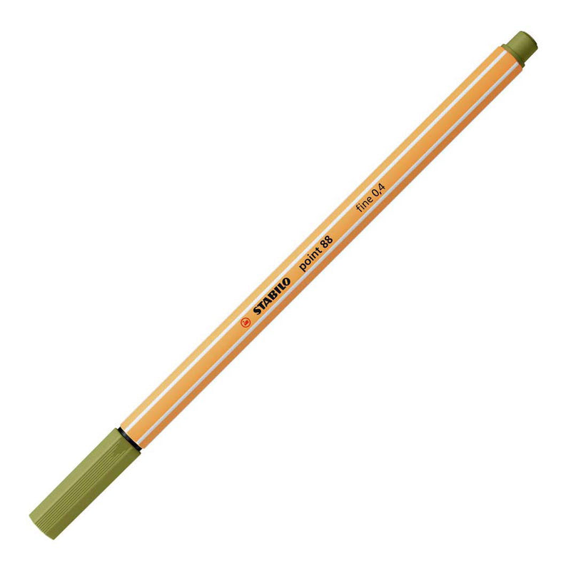 Load image into Gallery viewer, Stabilo point 88 - fineliner - modder groen (88 37)