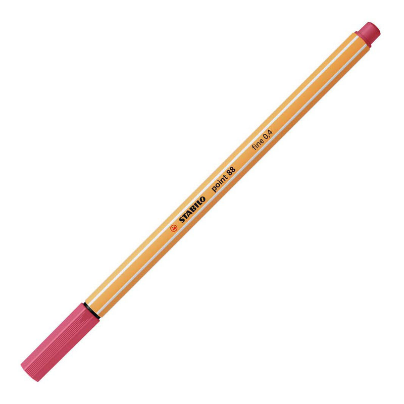 Afbeelding laden in galerijviewer, Stabilo point 88 - fineliner 0,4 mm - aardbeien rood - per stuk