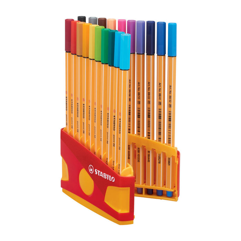 Load image into Gallery viewer, Stabilo point 88 - fineliner - colorparade - set 20 stuks
