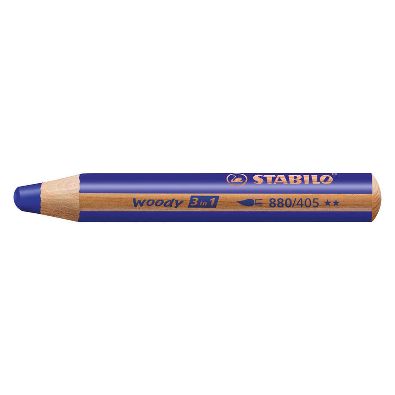 Load image into Gallery viewer, Stabilo woody 3 in 1 - multitalent potlood - blauw - per stuk