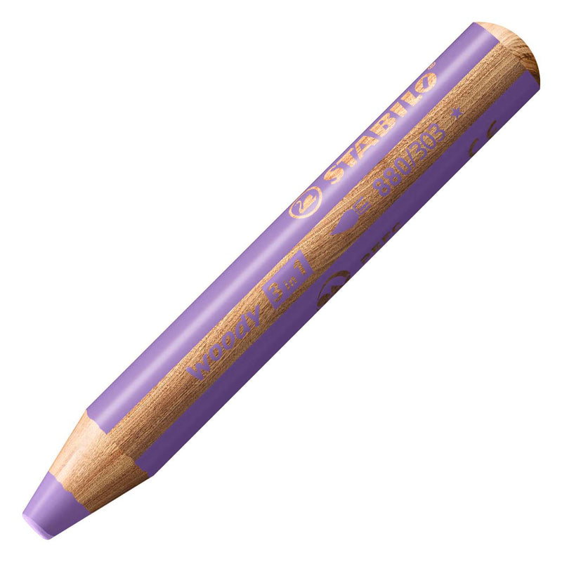 Load image into Gallery viewer, Stabilo woody 3 in 1 - multitalent kleurpotlood - pastel lila