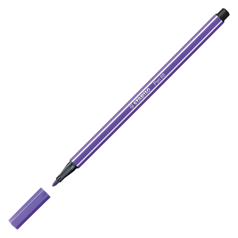 Afbeelding laden in galerijviewer, Stabilo pen 68 - viltstift - violet (68 55)