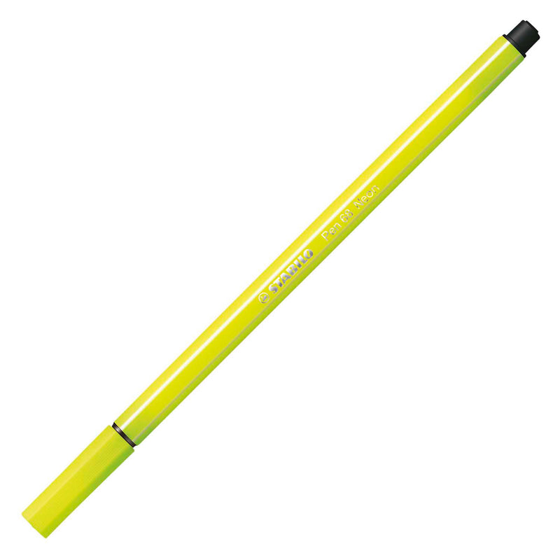 Load image into Gallery viewer, Stabilo pen 68 - viltstift - fluoriserend geel (68 024)