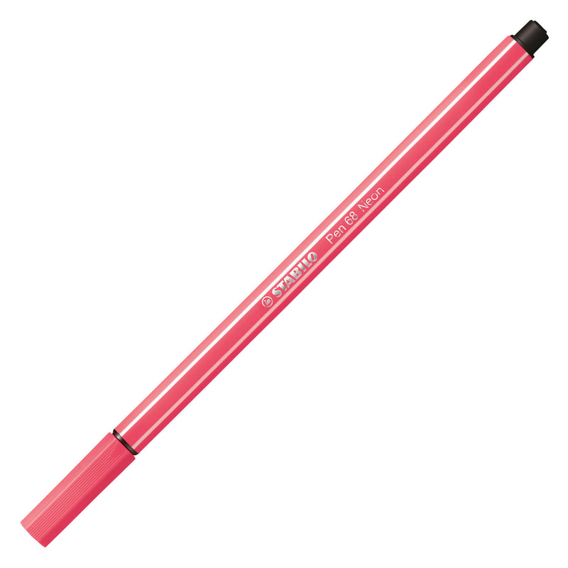 Load image into Gallery viewer, Stabilo pen 68 - viltstift - fluoriserend rood (68 040)