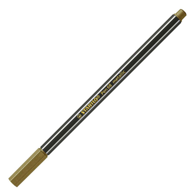 Load image into Gallery viewer, Stabilo pen 68 metallic - viltstift - metallic goud (68 810)
