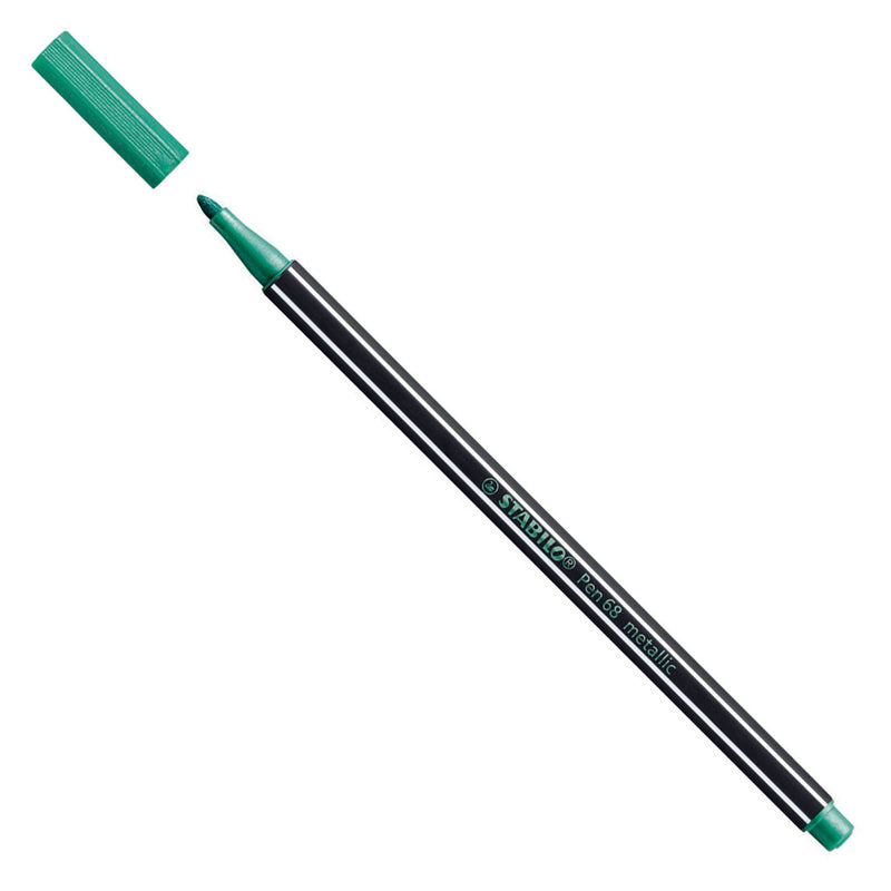 Load image into Gallery viewer, Stabilo pen 68 metallic - viltstift - groen (68 836)