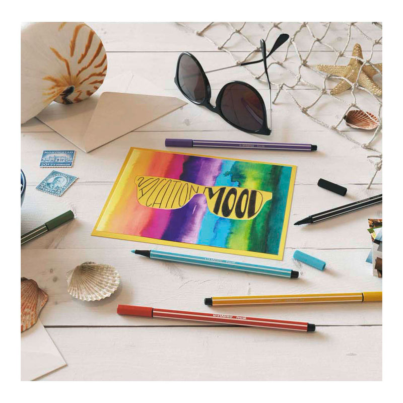 Load image into Gallery viewer, Stabilo pen 68 - viltstift - citroen geel (68 24)