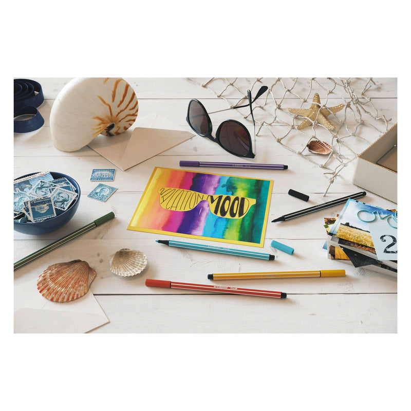 Load image into Gallery viewer, Stabilo pen 68 - viltstift - lichtgroen (68 33)