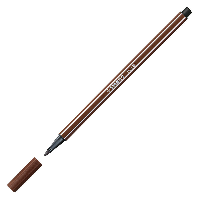 Load image into Gallery viewer, Stabilo pen 68 - premium viltstift - bruin - per stuk