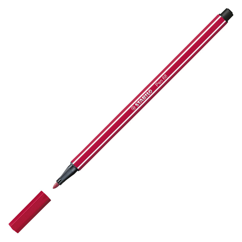 Load image into Gallery viewer, Stabilo pen 68 - viltstift - donkerrood (68 50)