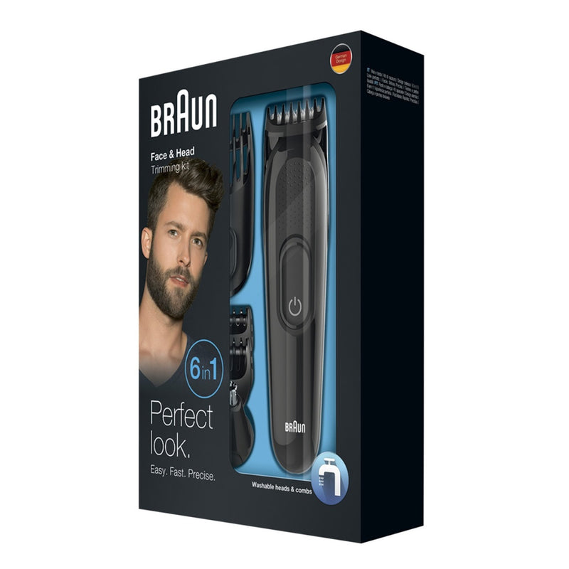 Afbeelding laden in galerijviewer, Braun MGK3025 6in1 Multi Grooming Kit Zwart