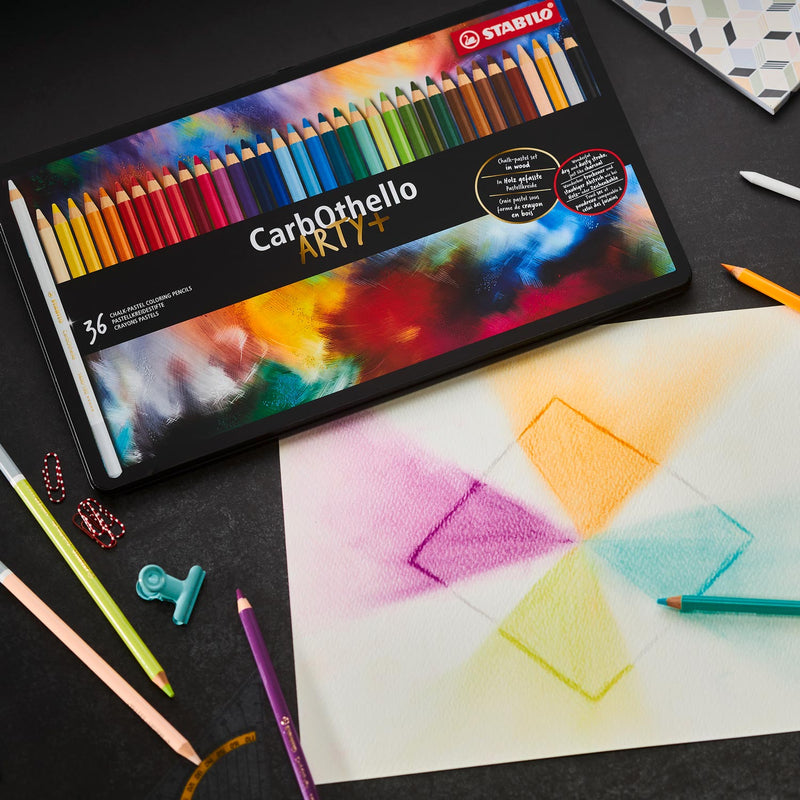 Load image into Gallery viewer, STABILO CarbOthello Metalen Doos Kleurpotloden, 12st.