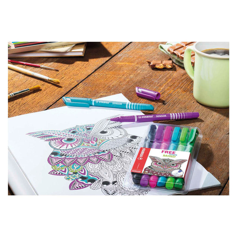 Load image into Gallery viewer, Stabilo sensor fineliner etui 8 kleuren