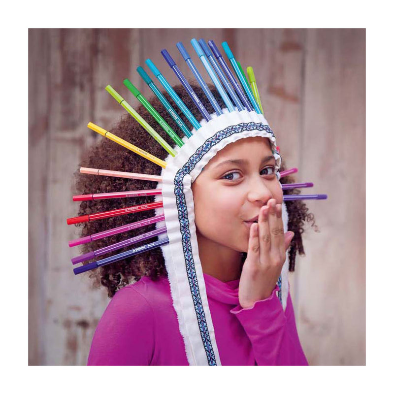 Load image into Gallery viewer, Stabilo pen 68 in 20 kleuren antraciet roze