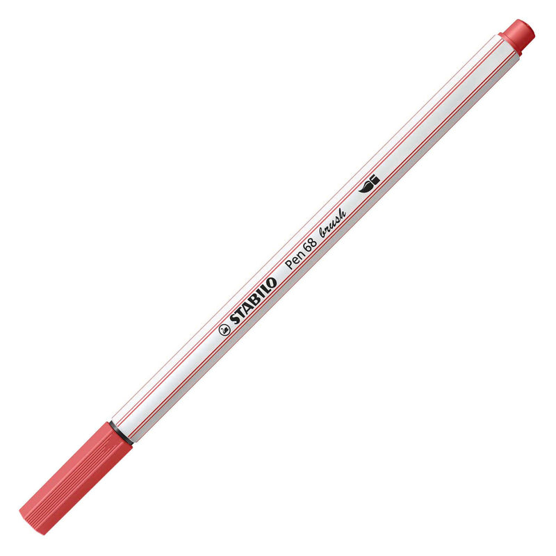 Load image into Gallery viewer, Stabilo pen 68 brush - viltstift - roestig rood (47)