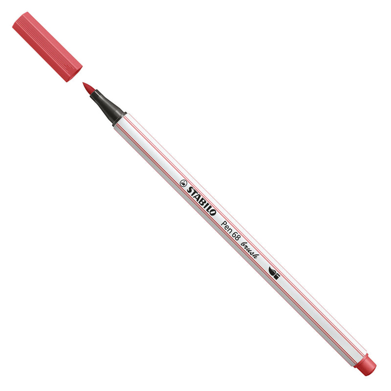 Load image into Gallery viewer, Stabilo pen 68 brush - viltstift - roestig rood (47)
