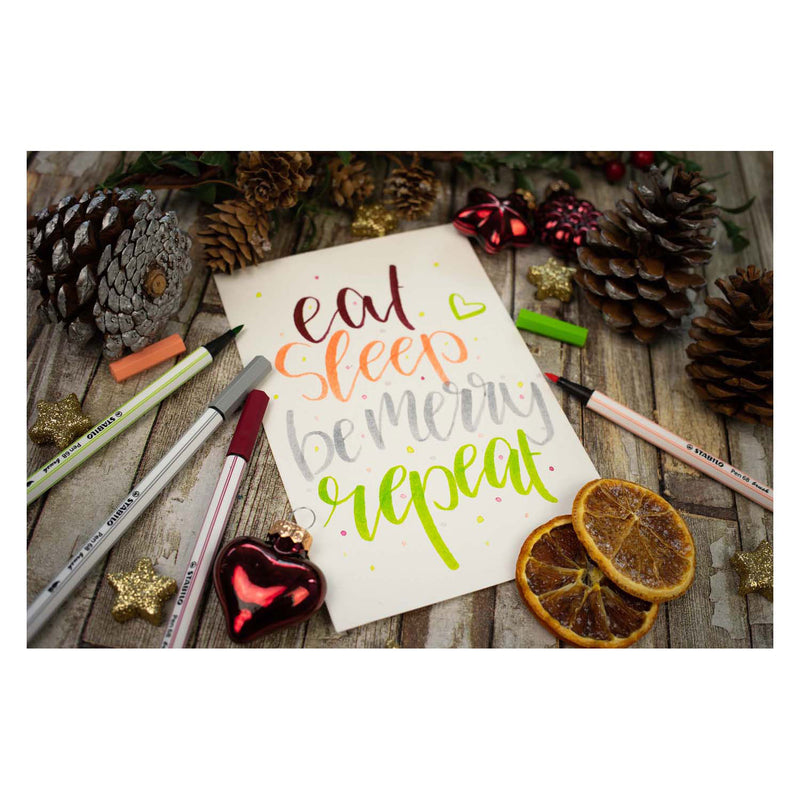 Load image into Gallery viewer, STABILO Pen 68 Brush 50 - Donkerrood