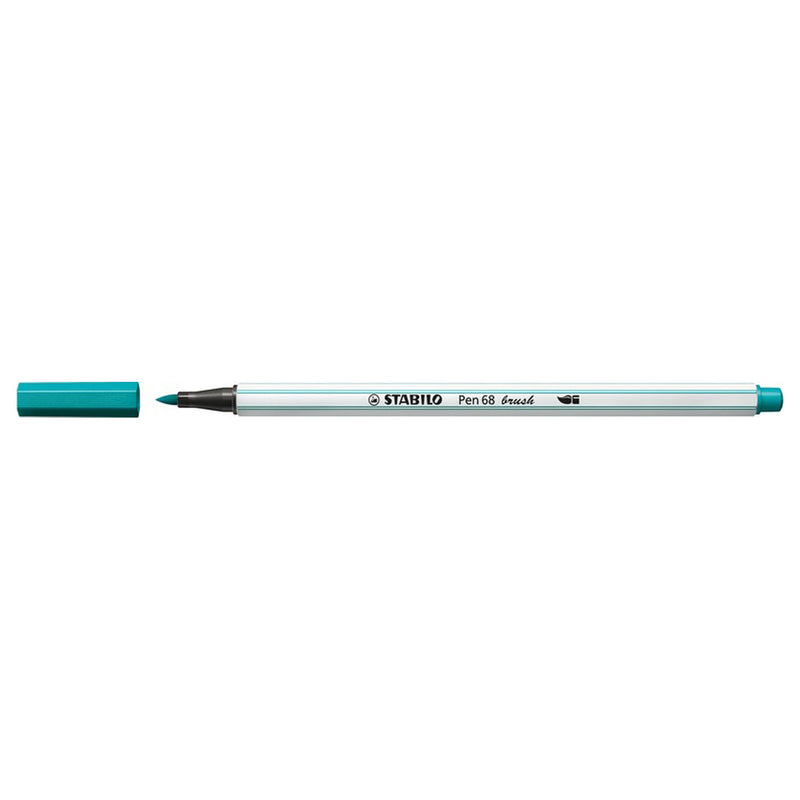 Load image into Gallery viewer, Stabilo pen 68 brush - viltstift - turquoise (51)