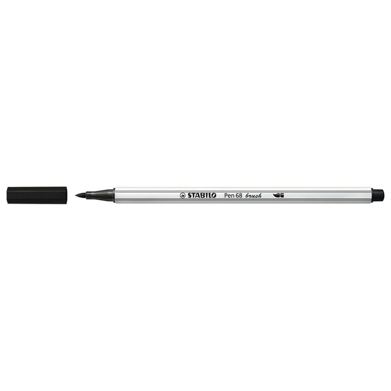 Load image into Gallery viewer, Stabilo pen 68 brush - viltstift - zwart (46)