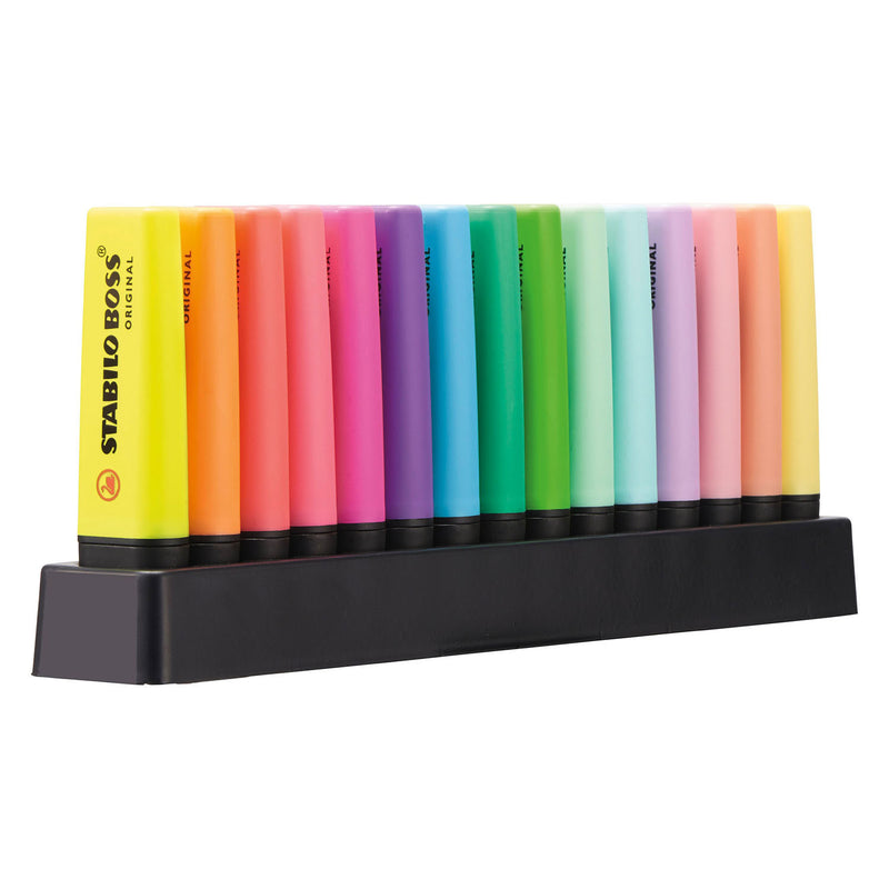 Load image into Gallery viewer, Stabilo boss original - markeerstift - 15 stuks deskset