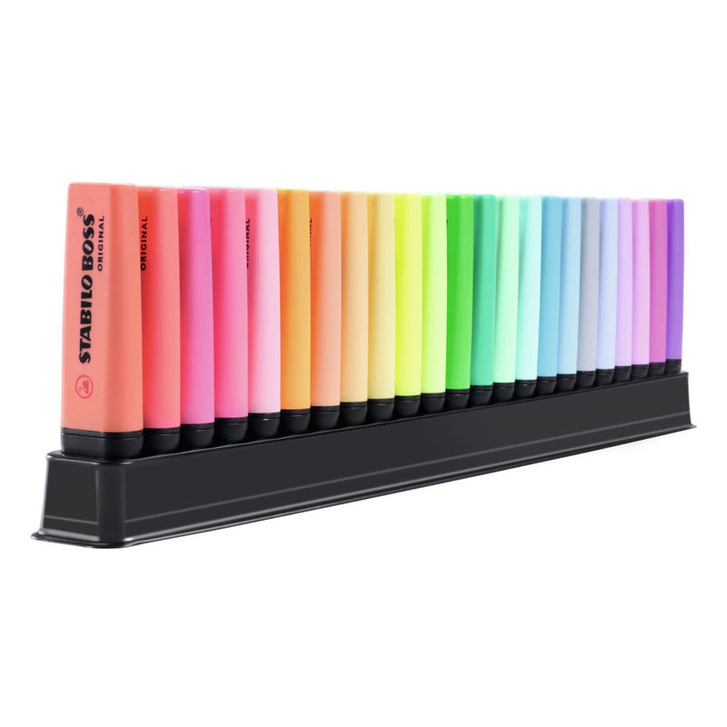 Load image into Gallery viewer, Stabilo boss original markeerstift deskset - arty 23 stuks - 9 standaard + 14 pastel kleuren