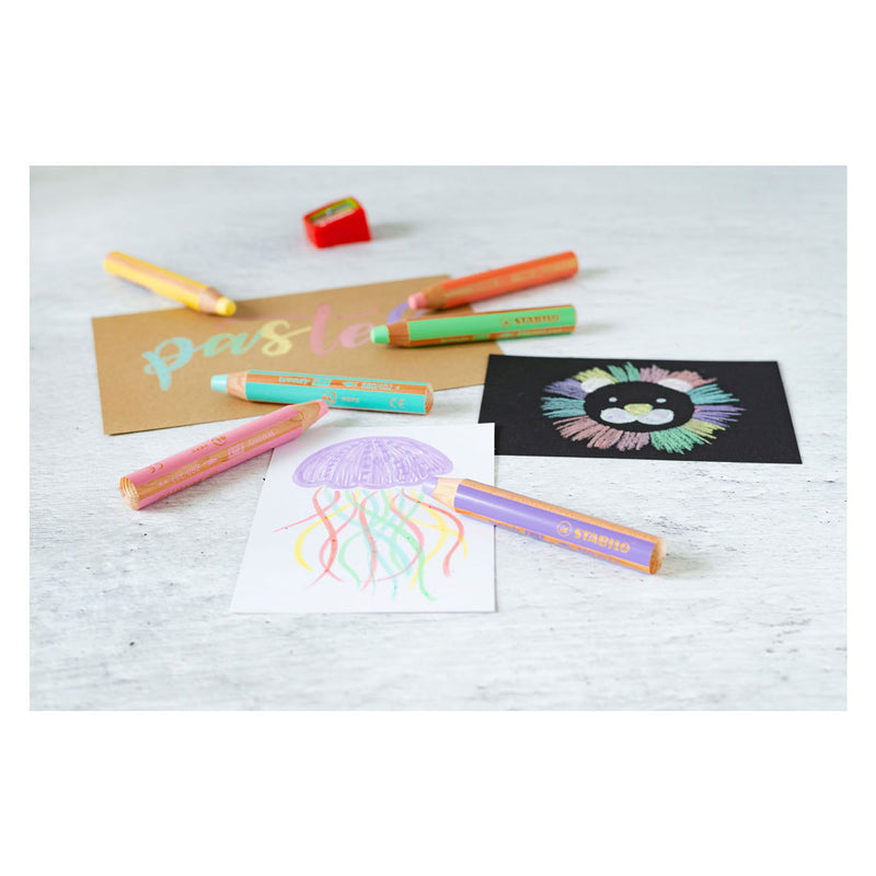 Load image into Gallery viewer, STABILO Woody 3in1 Potloden - 18 kleuren + Puntenslijper