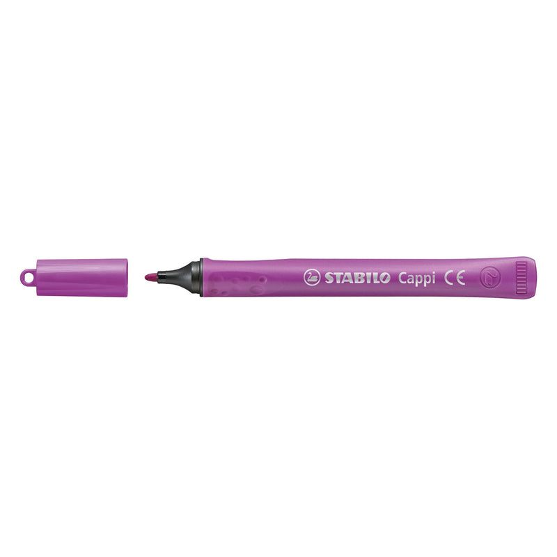 Load image into Gallery viewer, Stabilo cappi - viltstift - nooit meer je dop kwijt dankzij de dopring - arty etui met 18 kleuren