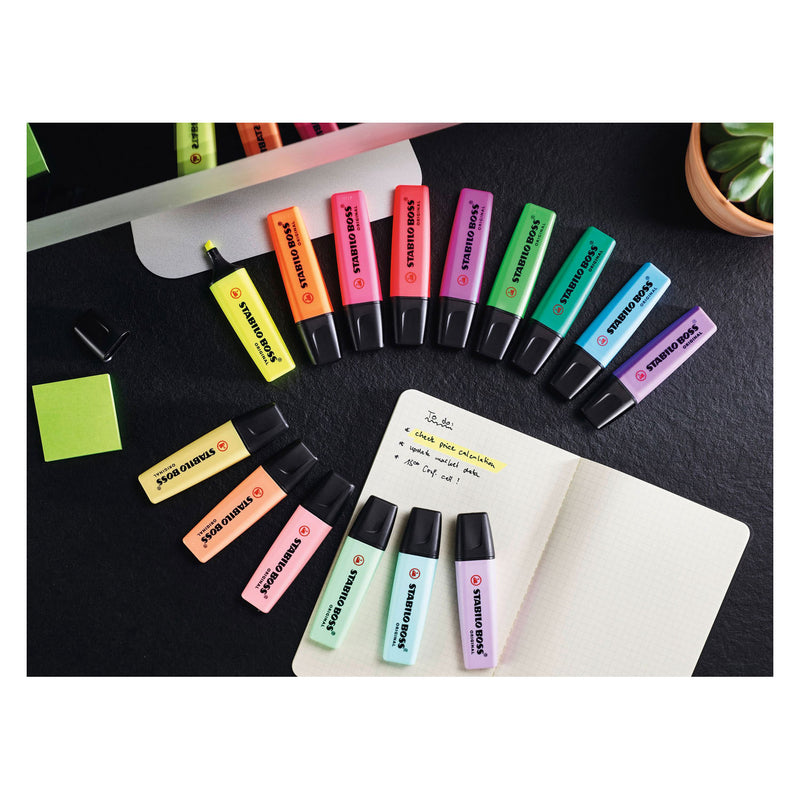 Load image into Gallery viewer, Stabilo boss original pastel - markeerstift - set 4 stuks