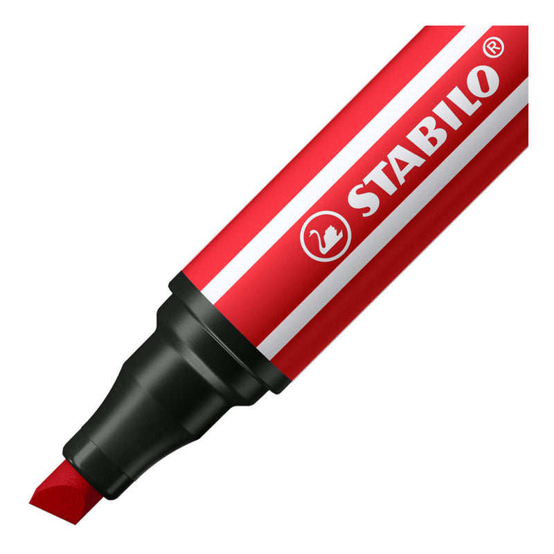 Load image into Gallery viewer, Stabilo pen 68 max - viltstift met dikke beitelpunt - karmijnrood