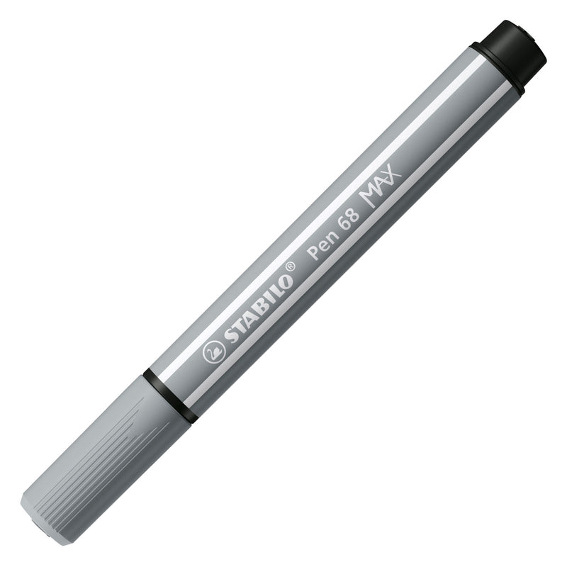 Load image into Gallery viewer, Stabilo pen 68 max - viltstift met dikke beitelpunt - middel koudgrijs