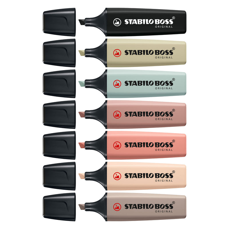 Load image into Gallery viewer, Stabilo boss original - markeerstift - set 8 stuks - naturecolors