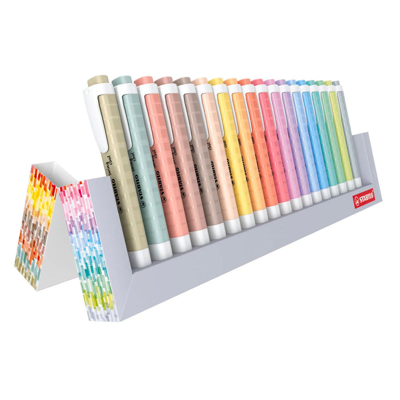 Load image into Gallery viewer, Stabilo swing cool naturecolors bureau set markeerstiften - 18dlg.