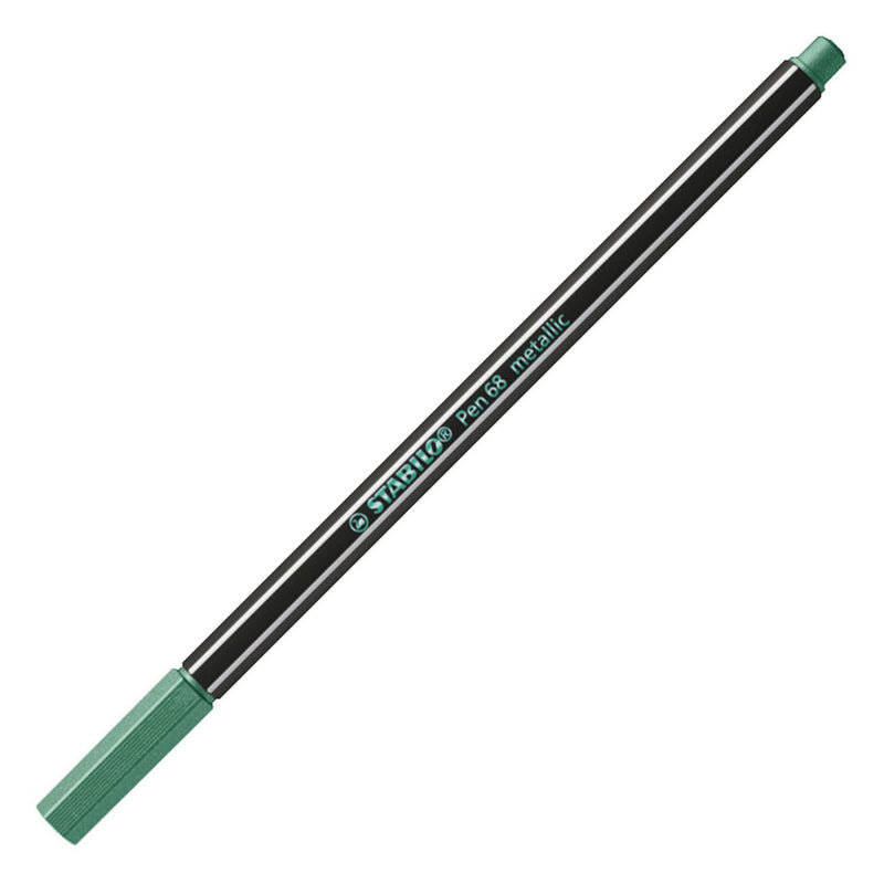 Load image into Gallery viewer, Stabilo pen 68 metallic viltstiften in metalen doos - 8dlg.