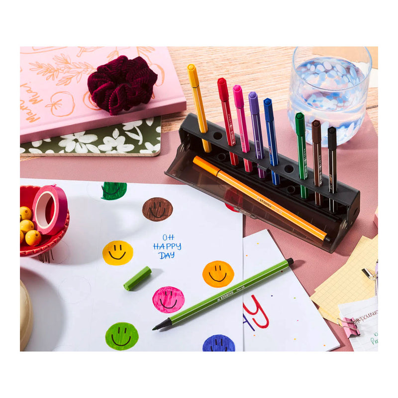 Load image into Gallery viewer, Stabilo pen 68 click set viltstiften - 10dlg.